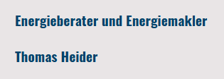 Energieberater und Energiemakler Thomas Heider-logo
